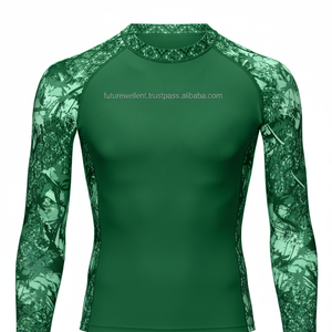 2025 meilleure vente hommes Rash Guard en gros hommes Rash Guard vêtements d'entraînement hommes surf plongée Rash guard - Product Image 1