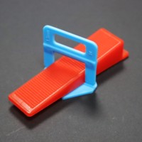 Entretoises de carrelage en céramique réutilisables au design moderne avec une épaisseur de 1,5 mm, système de nivellement de carrelage auto-adhésif