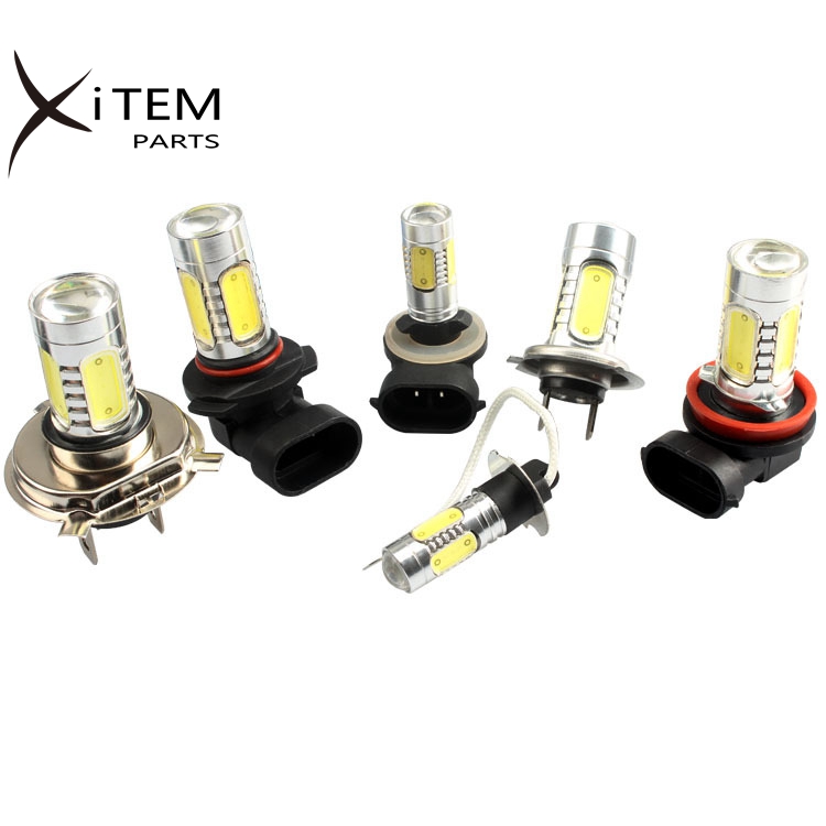 Светодиодные лампы 7440 7443 COB, светодиодные противотуманные фары 9005 HB3, супер яркие Автомобильные фары