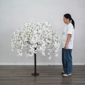 Árbol de Flores de Cerezo Artificial al por Mayor, Árbol de Cerezo Blanco, Rosa y Rojo para Centros de Mesa de Boda y Decoración - Product Image 1