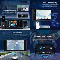 Radio Mobil Android Podofo 7'' untuk Toyota Corolla/RAV4/Prado/4Runner/Camry/Hilux 2+64G Wireless Carplay/Android Auto GPS/WiFi