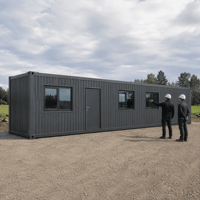 Point de contrôle de sécurité pour maison conteneurisée 20/40 pieds, préfabriqué, modulaire, mobile, extensible, CE, rapide