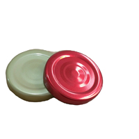Tinplate 48 #   Bouchon torsadé antirouille avec bouton de sécurité sous vide pour bocaux, jus, sodas et sauces piquantes