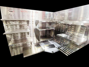 Estante de Pared Plano de Acero Inoxidable, Capacidad de 100 kg, Color Plateado, para Uso en Restaurantes, Estante de Pared Plano Superior e Inferior de 90*30 - Product Image 6