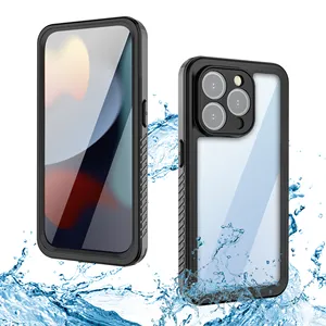 Redpepper Waterproof Case FS Series Full Cover IP68 Certified Waterproof Case for iPhone 15 Pro Max Anti-DropShockproof Case