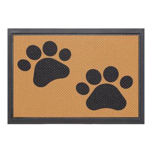 Tapis de sol extérieur en PVC antidérapant personnalisable, tufté lavable, motif fantaisie, <span class=keywords><strong>paillasson</strong></span> de porte d'entrée, technique de tissage plat - Product Image 2