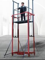Plateforme élévatrice mobile pliable électrique portable de 2m à 12m avec panneau de commande pour la construction