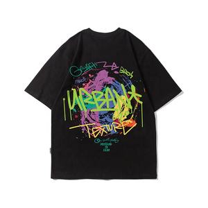 Nueva Camiseta de manga corta con estampado suelto de talla grande de alta calidad para hombre, camiseta de calle para hombre - Product Image 4