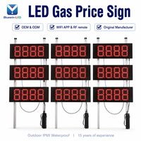 Affichage LED de prix du carburant 12 pouces 888.8 pour station-service