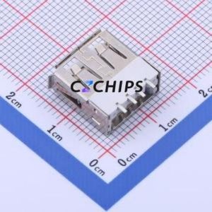 903-431A1014S10100 <b>USB</b> Connector SMD Connector ( Connector Type: Type-<b>A</b> )( Protocol Standard: <b>USB</b> <b>2.0</b> )( Gender: Female ) - Product Image 2