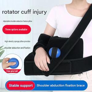 Almohada de abducción para rehabilitación de hombro, soporte de espuma para fractura de húmero, inmovilizador de brazo postquirúrgico para lesiones del <span class=keywords><strong>manguito</strong></span> <span class=keywords><strong>rotador</strong></span> - Product Image 1