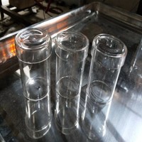 Tube de présentation classique en verre haut de gamme fait main 150 ml pour échantillons de thé et de café, rangement pour la maison et la cuisine, présentoir pour bar et salon de thé