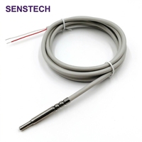 Sensor de Temperatura Lora IOT con Resistencia de Platino de 100 Ohmios PT100, Sonda Retráctil SS304, Cable TPE de 2M, RS485
