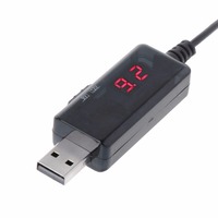 Câble d'alimentation USB OKYN220314-27 5V vers 9V 12V pour routeur WiFi, modem, cordon adaptateur DC de 1 mètre avec écran de tension