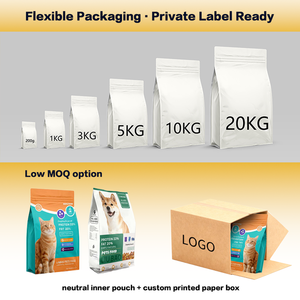Nourriture pour chats, nourriture sèche bon marché au goût de thon, protéines élevées, poulet et thon, granulés triangulaires, nourriture sèche naturelle, meilleure nourriture sèche pour chats - Product Image 2