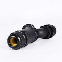 Johnn Großhandel IP68 ZYY1 Serie Außenbeleuchtung Wasserdichter Messingkontakt 32A 450V Nylon Stecker/Buchse Stromkabelverbinder OEM