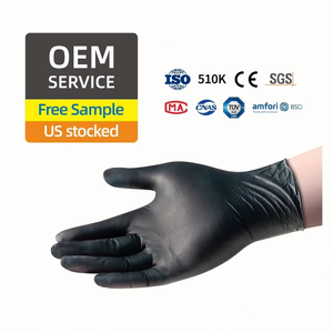 Anboson Factory Wholesale Accept OEM 100 Pack Gants jetables Gants en nitrile Xs Gants en nitrile pur sans poudre 100% - Product Image 5
