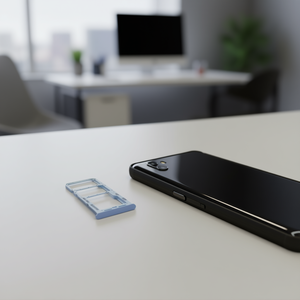 Tiroir pour carte SIM Micro SD pour Samsung Galaxy A23 4G Bleu - Product Image 3