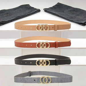 <span class=keywords><strong>Cintura</strong></span> da Donna alla Moda in Stile Casual con Fibbia in Lega di Zinco, Nuovo Design Classico, Sconto del 99% - Product Image 3