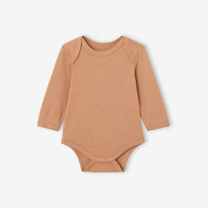 Mameluco de Manga Larga para Bebé, 100% Algodón Orgánico Premium, Logotipo Personalizado OEM, Suave y Transpirable, Mono para Recién <span class=keywords><strong>Nacido</strong></span>, Venta al Por Mayor - Product Image 1