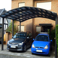 Abri de voiture Double robuste de qualité supérieure, 2 voitures, garage, canopée, tente de stationnement, port, nouvelle collection