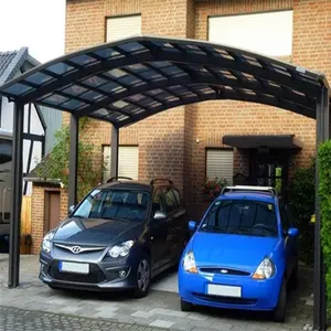 Top Kwaliteit Zware Dubbele Auto Onderdak Twee Auto 'S Garage Luifel Auto Parkeerplaats Tent Carport