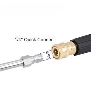 Pistolet à eau haute pression pour lavage de voiture Lance multi-angle avec connexion rapide 1/<span class=keywords><strong>4</strong></span> "30 °/90 °/forme U - Product Image 4