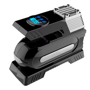 Inflador de neumáticos Compresor de aire 12V Pantalla LCD Coche 12V Mini neumático de coche Bomba de aire portátil eléctrica para coche - Product Image 1