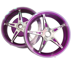 Cerchi in Alluminio Lavorati al CNC per <span class=keywords><strong>Vespa</strong></span> - 12*3.0J Anteriore/Posteriore Leggeri Personalizzati Resistenti al Clima Tropicale - Product Image 5