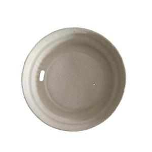 Taza de caña de azúcar de 80 MM y 8 OZ, tapa de taza de café bagazo Biodegradable con el medio ambiente, gran oferta - Product Image 3