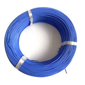 HOT SALES 22AWG QFR3239 3000V soft High voltage cable Blue silicone rubber Insulation 150 Degree flexible hook up wire for TV