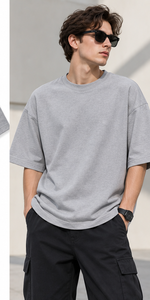 เสื้อยืดโอเวอร์ไซส์สีสันสดใสยอดนิยม แบบสั่งทำ/OEM ผ้าฝ้าย 100% สไตล์ลำลอง ผลิตในเวียดนาม 231 - 280 กรัม/ตร.ม. - Product Image 4