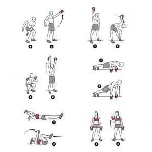 Haltères en vinyle et plastique de haute qualité pour la musculation, la gym et le <span class=keywords><strong>fitness</strong></span>, 2 kg, 4 kg, 6 kg, 8 kg - Product Image 6