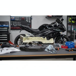 Manija de puerta trasera izquierda original 836501e050 para motocicletas de la era posterior a 2006, accesorios exteriores granulados, hechos en TR. - Product Image 3