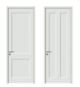 <span class=keywords><strong>Dalle</strong></span> de porte moulée intérieure en MDF apprêté Portes d'appartement en bois classique Portes coulissantes pour le salon - Product Image 3