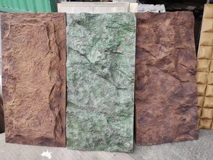 Sang trọng 3D bọt Faux PU đá tường Bảng điều chỉnh nhà sản xuất sản xuất nội thất Polyurethane nhân tạo bên ngoài đá nền - Product Image 4