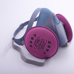 N95 सिलिकॉन धूल मास्क 7502-वेल्डिंग, पीसने, नवीनीकरण, ग्रोविंग और धूल संरक्षण के लिए - Product Image 2