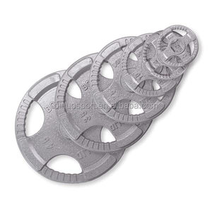 Discos de <span class=keywords><strong>Pesas</strong></span> de Hierro Fundido de Tres Orificios con Pintura Esmaltada para Entrenamiento de Fuerza en Casa o Comercial - Product Image 5