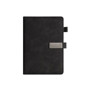 Cuaderno A5 de Tapa Dura de Cuero PU Premium Personalizado, 100 Hojas, con Hebilla Rectangular, Agenda para Reuniones de Negocios - Product Image 5