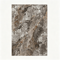 Carreaux de sol antidérapants et résistants aux acides 1200X2400X9MM avec un design moderne brillant, imperméables pour salon et couloir