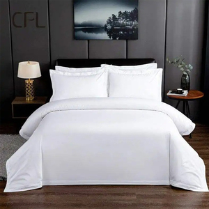 Personalizado 250 300 400 600 1000 hilo de algodón egipcio 4 Uds sábanas de diseño de Hotel ropa de cama juego de sábanas - Product Image 2