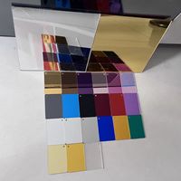 PS miroir panneau argent acrylique miroir lentille réfléchissante miroir en plastique 1,2,3,4,5mm personnalisable