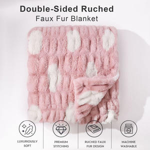 Vente flash : <span class=keywords><strong>Plaid</strong></span> pour adulte personnalisé, couleur unie, <span class=keywords><strong>fausse</strong></span> <span class=keywords><strong>fourrure</strong></span>, taille standard, pour canapé - Product Image 3