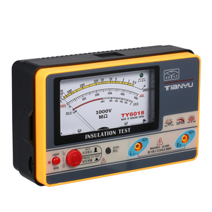 Mégohmmètre numérique portable de haute précision 0-2000M 1000V pour la mesure de la résistance d'isolement - Product Image 6