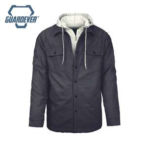 เสื้อแจ็กเก็ตทำงานมีฮู้ดหุ้มฉนวนผ้าใบของผู้ชาย - Product Image 1