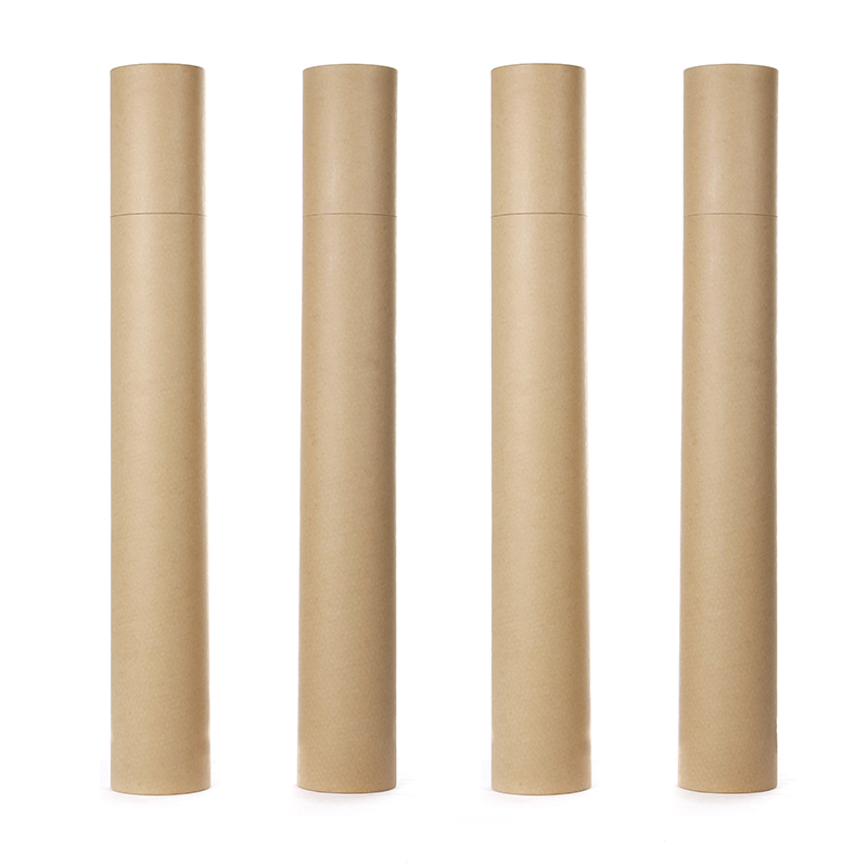 Custom Kraft Brown Craft Paper Tube Bio-Degradable