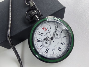 2026 New Design <b>Pocket</b> <b>Watch</b> For <b>Men</b> Vintage <b>Pocket</b> <b>Watches</b> 50MM Mechinal Chronograph <b>watch</b> <b>With</b> <b>Chain</b> Custom <b>Watch</b> Gift - Product Image 4