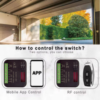 Universal RX MULTI Tuya WiFi Smart Cambiar Receptor 280MHz-868MHz 433MHz Control remoto de puerta de garaje Código rodante de ap