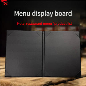 Couverture <span class=keywords><strong>de</strong></span> menu personnalisée Tableau <span class=keywords><strong>de</strong></span> menu <span class=keywords><strong>de</strong></span> <span class=keywords><strong>restaurant</strong></span> Tableau <span class=keywords><strong>de</strong></span> style à insérer Tableau en cuir PU Coque d'hôtel Menu personnalisé <span class=keywords><strong>de</strong></span> qualité supérieure - Product Image 4