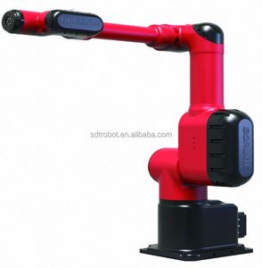 BRTIRUS0707A Bras de robot industriel intelligent à six axes, portée de 700 mm, capacité de charge de 7 kg, moteur PLC, multi-tension, IP65, 0,03 mm, 55 kg - Product Image 1